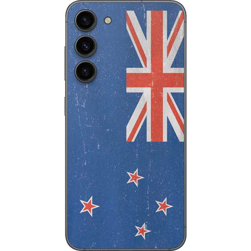 New Zealand Flag Distressed Galaxy S23 Plus Skin